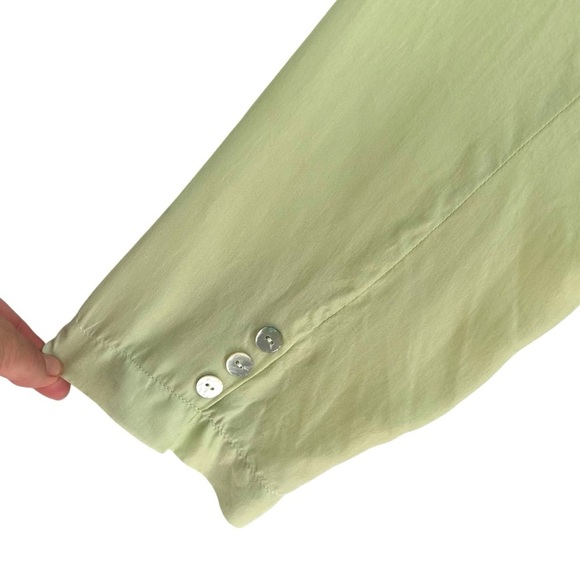 ZARA Fillsens Light Green Pistachio Loose Fit Summer Blazer Women's Size Small - Picture 5 of 9